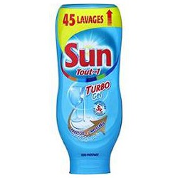 45 Lavages Gel Lave Vaisselle Tout En 1 Turbo Sun