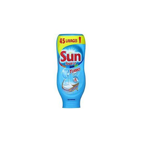 45 Lavages Gel Lave Vaisselle Tout En 1 Turbo Sun