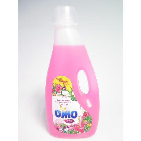 3L 40 Lavages Lessive Fleur Des Tropiques Omo