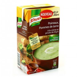 Brick 1L Soupe Sgm Pdt Poireau Thym Knorr