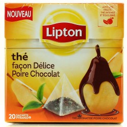 Bte 20Saint Pyramide The Noir Poire Chocolat Lipton