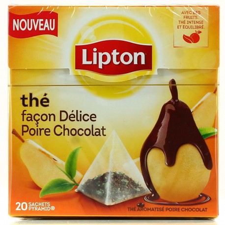 Bte 20Saint Pyramide The Noir Poire Chocolat Lipton