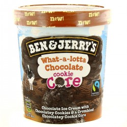 500Ml Glace Cookie Core Chocolat 411G Ben & Jerry S