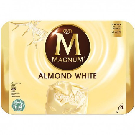 4 Bat Magnum Blanc Amande 292G