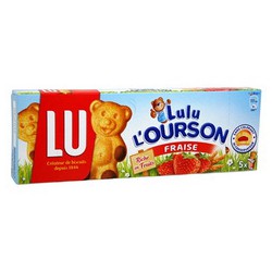 Lu Gâteaux Fraise Lulu L'Ourson La Boite De 5 - 150 G