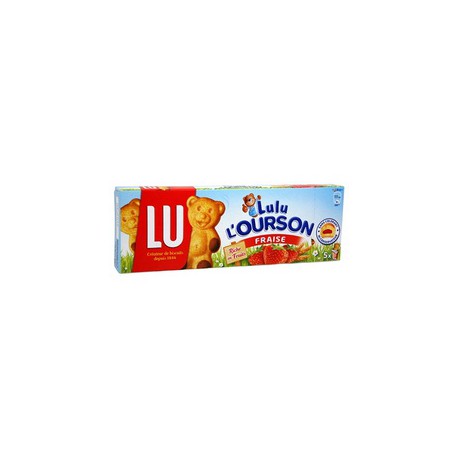 Ourson Gâteau Ourson Fourré À La Pulpe De Fraise X5 150G