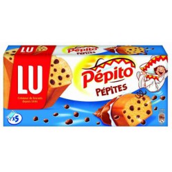 Lu Gâteaux Pépites De Chocolat Pépito Le Paquet De 5 - 150 G