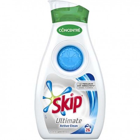 26 Lavages Lessive Active Clean Skip