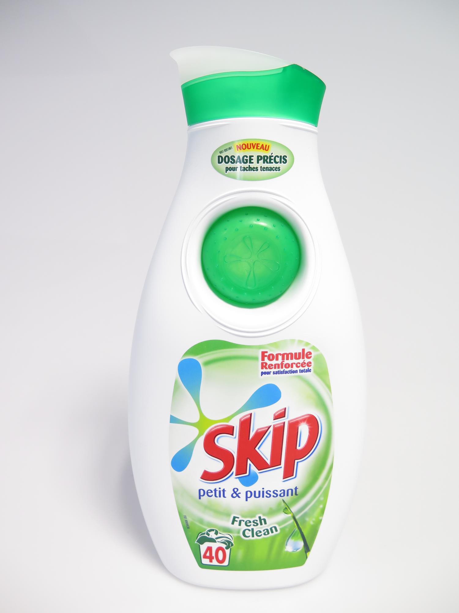 Skip Lessive Liquide en Capsules 3 en 1 Fresh Clean sans emballage