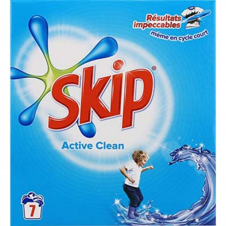 7 Mesures Lessive Activ Clean Skip