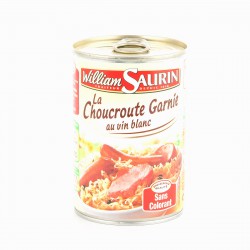 William Saurin Choucroute Garnie Au Vin Blanc William Saurin Boîte 1/2 400G