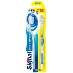 2 Brosses A Dents Soin Classic Medium Signal