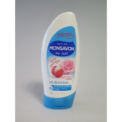 Flacon 250Ml Douche Litchi&Rose Monsavon