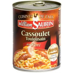 William Saurin Plat Cuisiné Cassoulet La Boite De 840 G