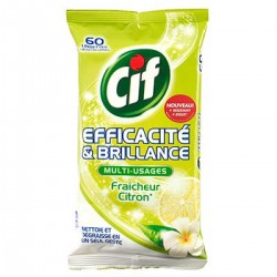Cif Lingettes Citron X60