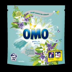 32 Capsules Lessive 2 E 5P Doy24.5Ml Omo