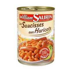 William Saurin Coeur De Marche Saucisses Aux Haricots 1/1