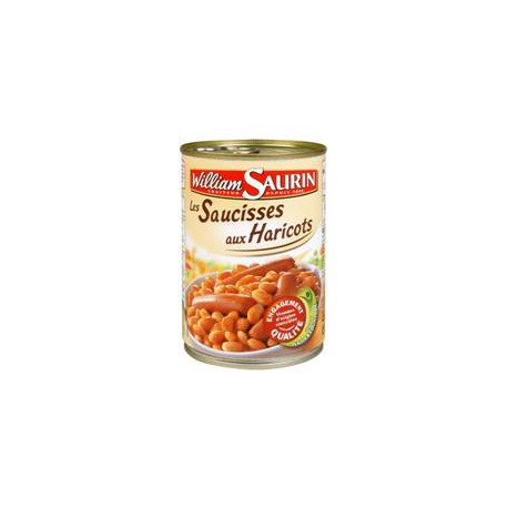 William Saurin Coeur De Marche Saucisses Aux Haricots 1/1