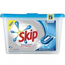 28 Capsules Lessive Active Clean Sg Skip