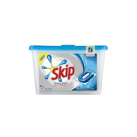 28 Capsules Lessive Active Clean Sg Skip
