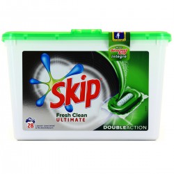 28 Capsules Lessive Fresh Clean Skip