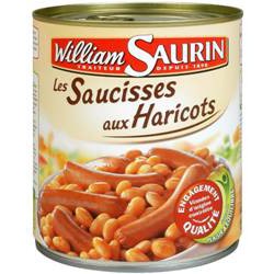 William Saurin Coeur De Marche Saucisses Aux Haricots 4/3