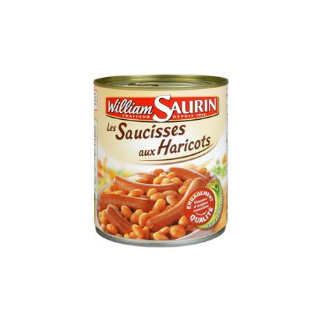 William Saurin Coeur De Marche Saucisses Aux Haricots 4/3