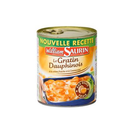 William Saurin Coeur De Marche Gratin Dauphinois Emmental 4/