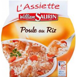 William Saurin Poule Au Riz Barquette Mo 1P 285G