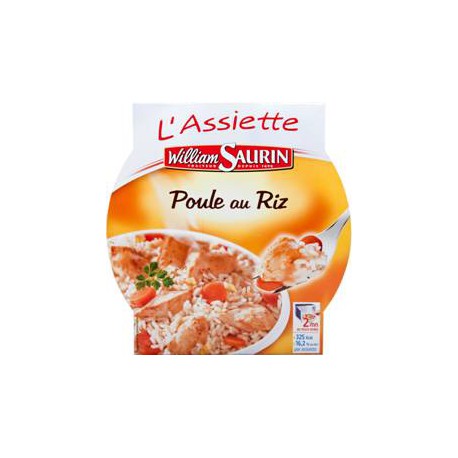 William Saurin Poule Au Riz Barquette Mo 1P 285G