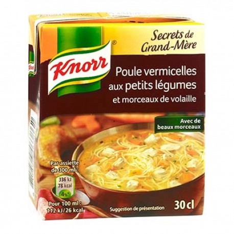 1 Boite de 21 sachets de Soupe poulet vermicelle - Soupe