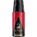 Scorpio Déodorant Rouge Le Spray De 150 Ml