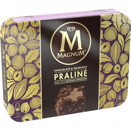 Magn.Bat Choc/Noi/Pralx4 288G