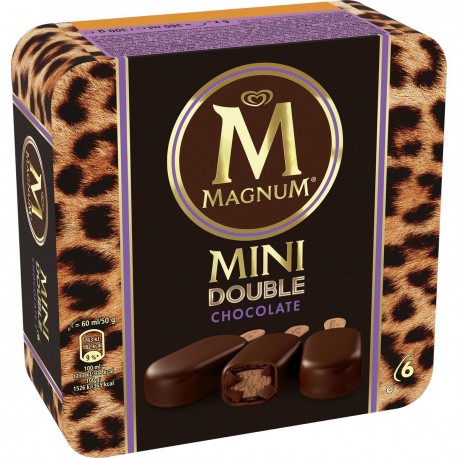 Magnum Mini Dble Choco X6 300G