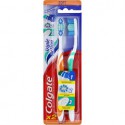 2 Brosses A Dents Souples Triple Action Colgate