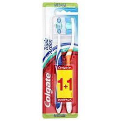 2 Brosses A Dents Medium Triple Action Colgate