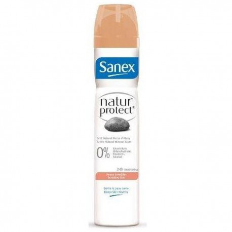 200Ml Spray Deodorant Nature Peau Sensible Sanex