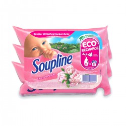 3X250Ml Assouplissant Concentre Pivoine Soupline