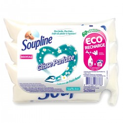 3X250Ml Assouplissant Glisse P.Air Soupline