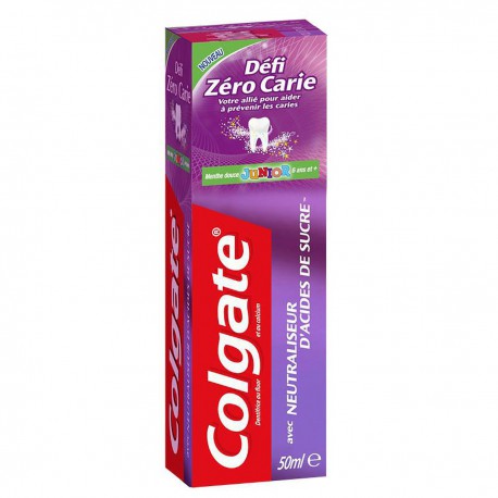 Tube 50Ml Dentifrice Junior Defi 0 Carie Colgate
