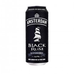 Bte 50Cl Biere Black Rum 8Ø Amsterdam