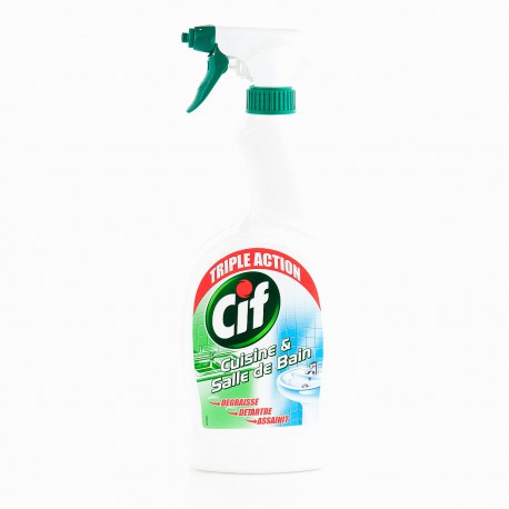 Pistolet 750Ml Nettoyant Cuisine & Salle De Bain Cif