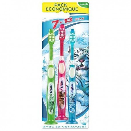 Signal Brosse A Dents Junior 7-13Ans Souple Tri-Pack