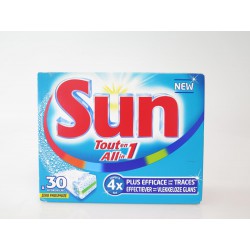 30 Tabs Lave Vaisselle Tout En 1 Standard Sun