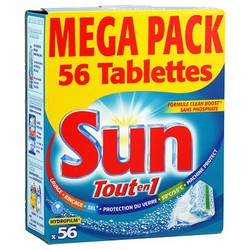 Sun Tout En Un 56 Tablettes Standard Clean Boost