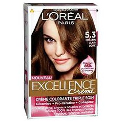 Color Chatain Clair Dore Excellence