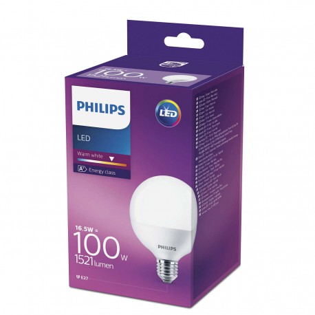 Phil Amp Led Glob Dep 100We27