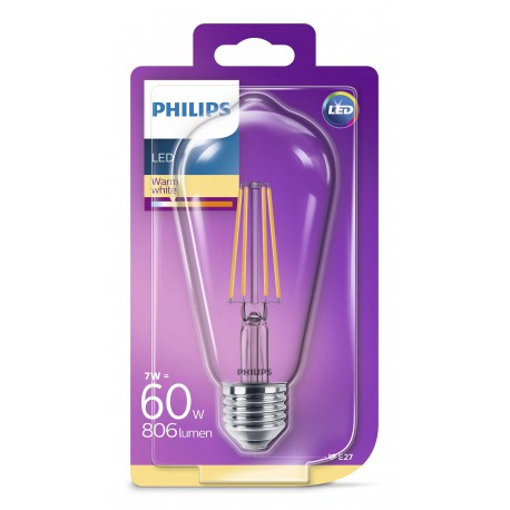 Phil Amp Led Std Fil 60W E27