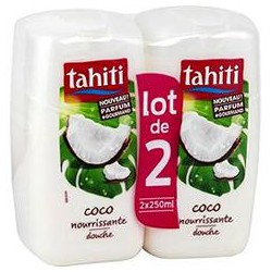2X250Ml Gel Douche Coco Tahiti