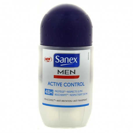 SANEX Déodorant bille - Homme peau sensible - 50 ml